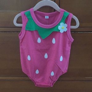 Strawberry onesie